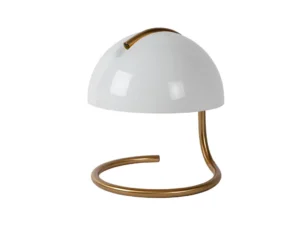 Lucide CATO - Tafellamp - Ø 23,5 cm - 1xE27 - Wit