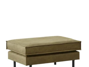 Hocker groen Eco-leer