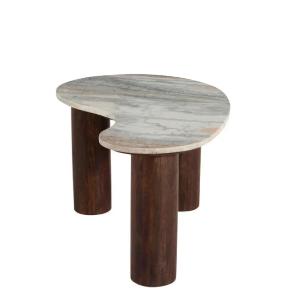 Salontafel bruin/marmer