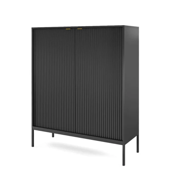 Dressoir 2 deurs zwart