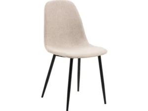 Eetkamerstoel beige (set van 4)