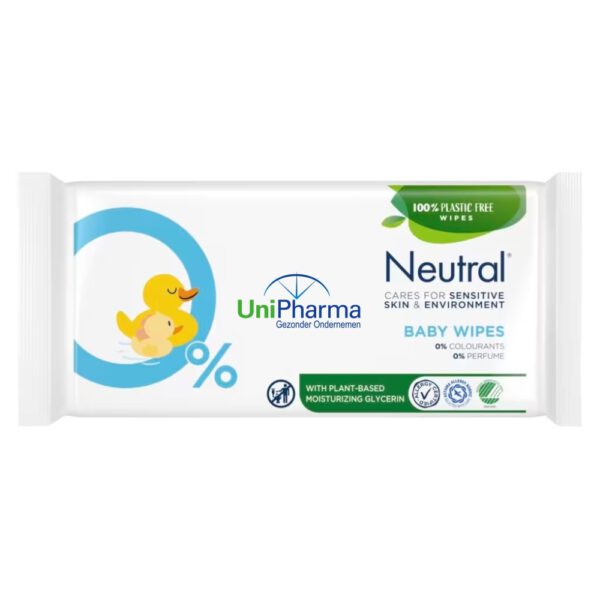 Neutral babydoekjes Parfumvrij (52 stuks)