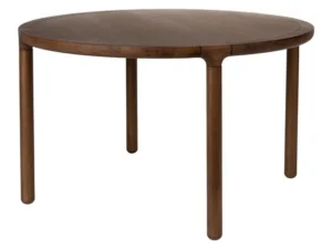 Eetkamertafel Donkerbruin ø130cm