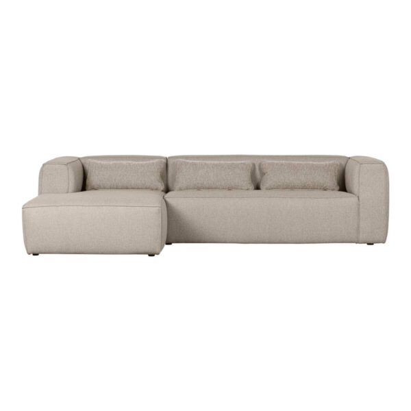 WOOOD Exclusive Bean Hoekbank Links -  Light Grey