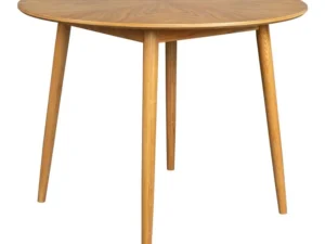 Eetkamertafel ø100cm bruin