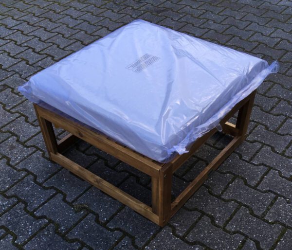 Hocker met kussen - Afbeelding 2