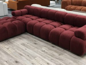 Modulaire hoekbank Rood