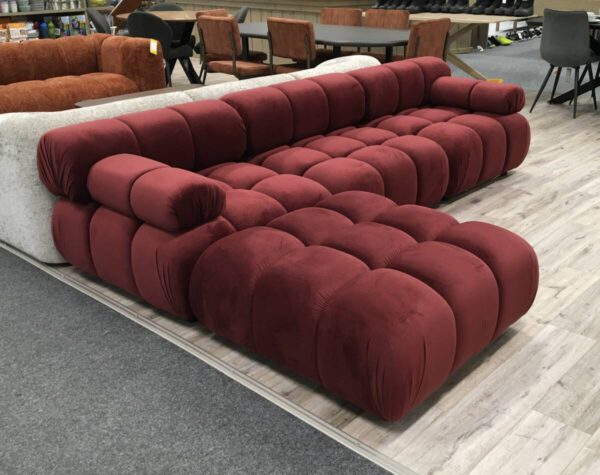 Modulaire hoekbank Rood - Afbeelding 2