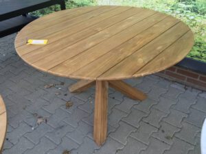 Tuintafel hout ø120cm