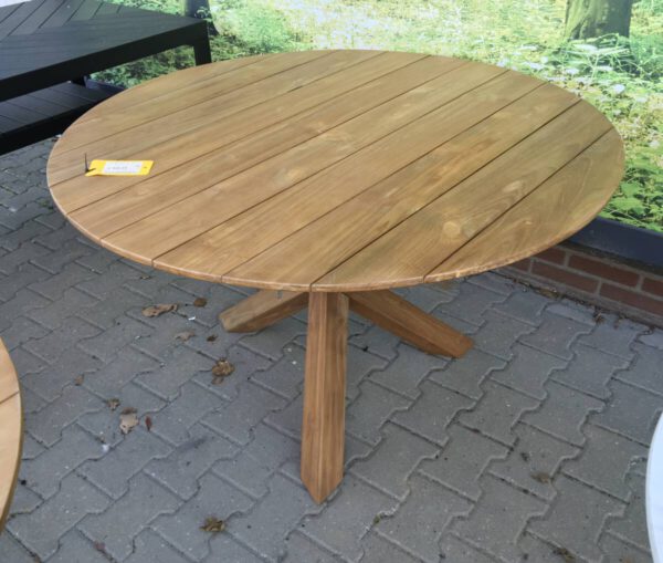 Tuintafel hout ø120cm