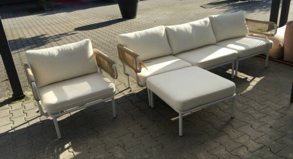 3 Zits loungebank met fauteuil