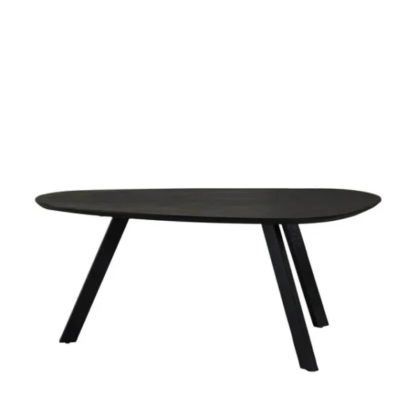 Eetkamertafel zwart 180x100cm