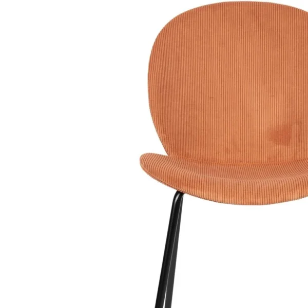Zuiver Bonnet Eetkamerstoel - Terracotta (set van 2) - Afbeelding 2