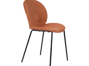 Zuiver Bonnet Eetkamerstoel - Terracotta (set van 2)