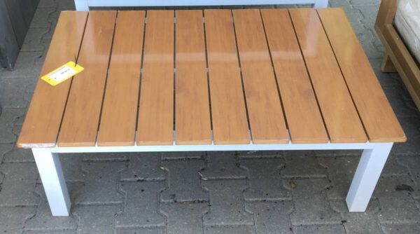 Lounge salontafel wit (105x70cm)