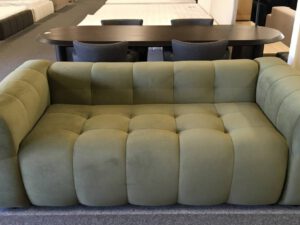 3 Zitsbank velvet groen