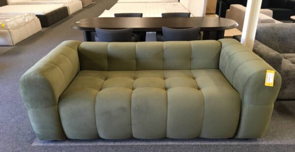 3 Zitsbank velvet groen
