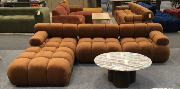 Milo Casa Tropea  Modulaire 3-zitsbank met hocker