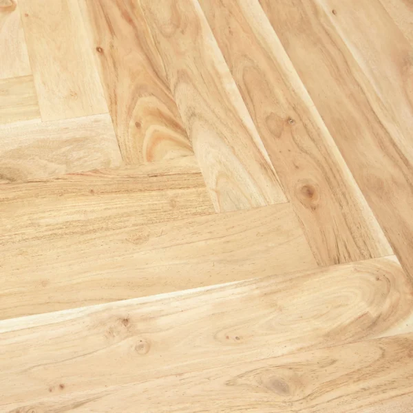 Eetkamertafel 180x90cm Zwart/Naturel - Afbeelding 3