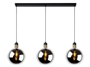 Lucide JULIUS - Hanglamp - 3xE27 - Fumé (excl. lichtbron)