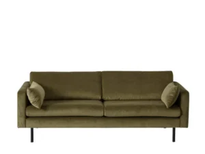 3 Zitsbank velours groen