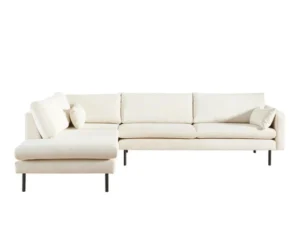 Hoekbank Large Links Crème