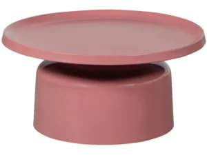 Woood Duuk Salontafel - Metaal - Rouge - 35x74x74