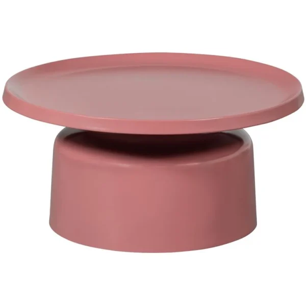 Woood Duuk Salontafel - Metaal - Rouge - 35x74x74