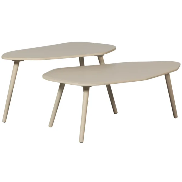 WOOOD Davina Bijzettafels - MDF - Dust