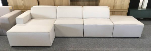 Modulaire 5-zits hoekbank links