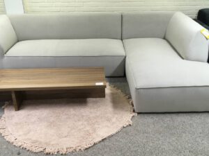Hoekbank velvet rechts