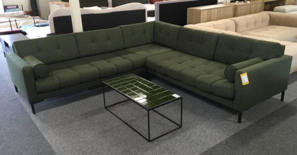 Hoekbank Groen