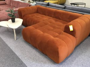 3 Zits hoekbank Terracotta