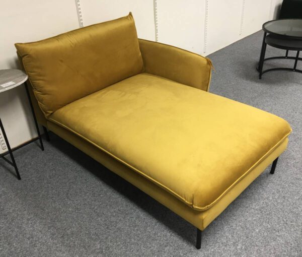 Chaise longue Oker rechts fluweel - Afbeelding 2