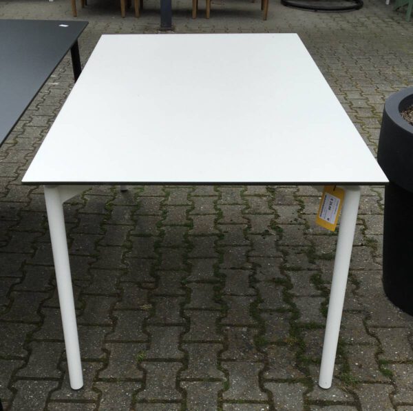 Tuintafel wit 160x90 cm