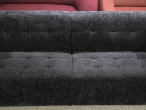 Cosmopolitan 3-zitsbank Chenille zwart