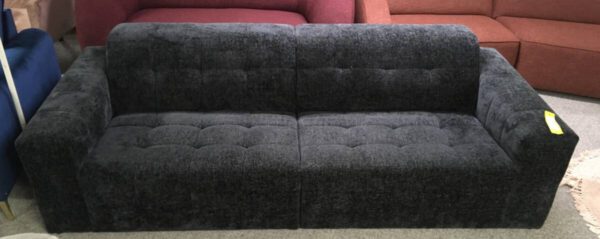 Cosmopolitan 3-zitsbank Chenille zwart