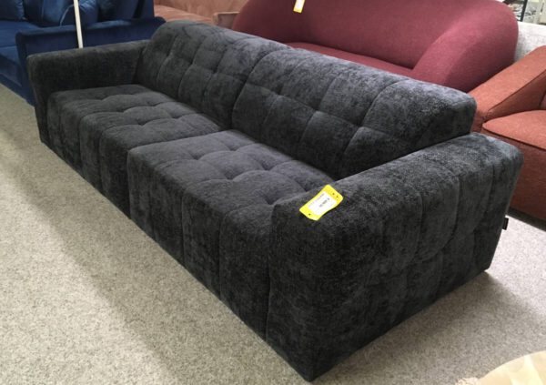 Cosmopolitan 3-zitsbank Chenille zwart - Afbeelding 2