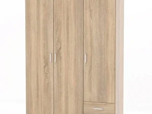 3 Deurs kast Eikenkleur (in doos)