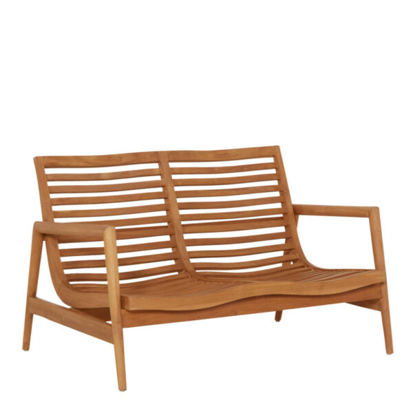 Teak loungebank (excl. kussens)