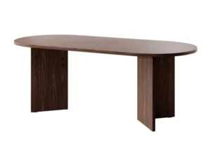 Eetkamertafel ovaal Bruin