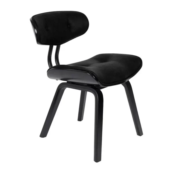 Dutchbone Blackwood Stoel - Zwart