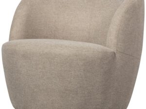 Woood Serra Draaifauteuil - Polyester - Zand - 75x70x69