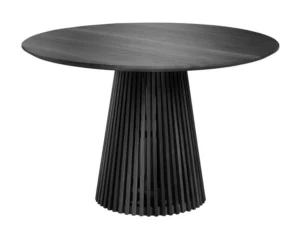 Kave Home Jeanette Eetkamertafel - Ø 120 cm - Zwart