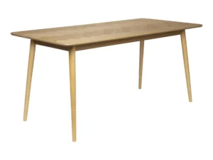 Eetkamertafel Visgraat 160x80cm Lichtbruin