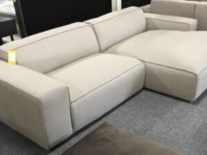 Hoekbank met Chaise Longue Beige