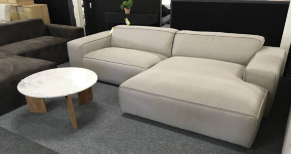 Hoekbank met Chaise Longue Beige - Afbeelding 2