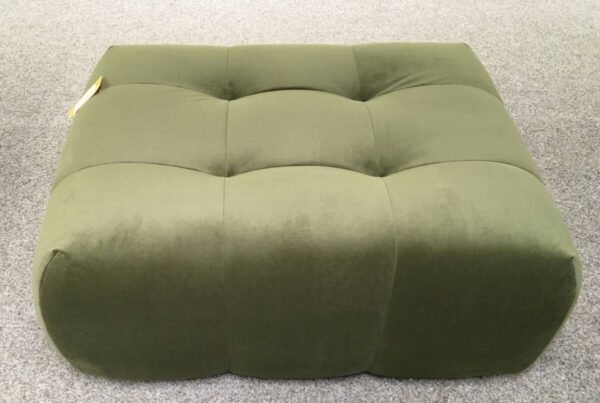 Hocker velvet Groen