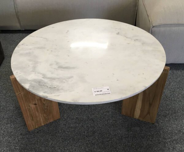 Salontafel Naturel/marmer 80cm