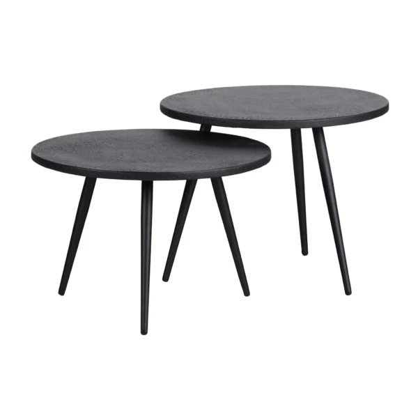 Woood bijzettafels Suze (set van 2)